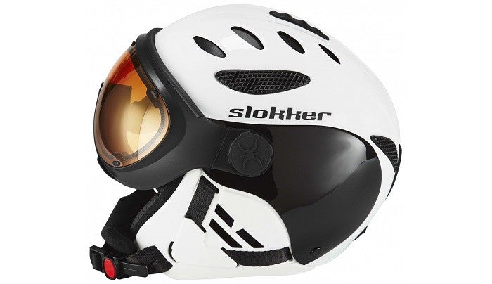 Slokker - BALO mit Visier - white/black