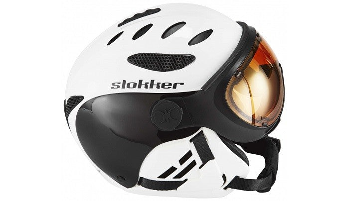 Slokker - BALO mit Visier - white/black