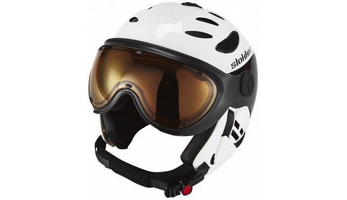 Slokker - BALO mit Visier - white/black