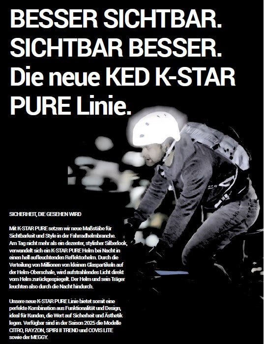 dezenter fahrradhelm Fahrradhelm KED Citro K-STAR für den täglichen Gebrauch im Straßenverkehr mit maximaler Sicherheit. – Helmheld