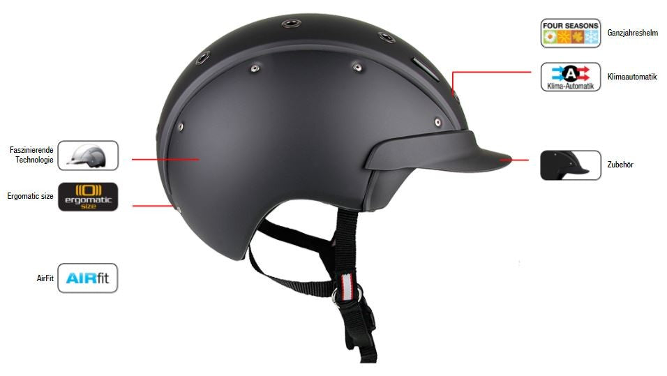 Casco - Master-6 - schwarz carbon