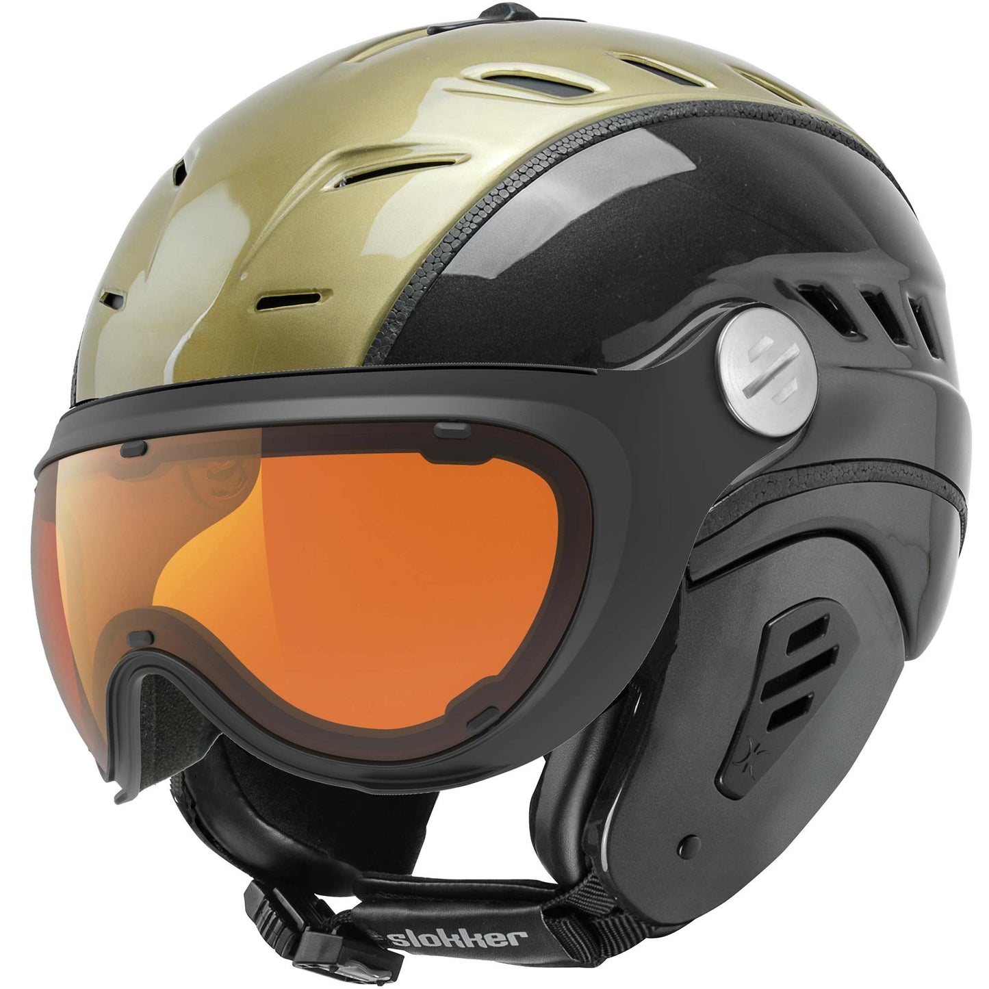 Slokker - BAKKA Skihelm mit Visier