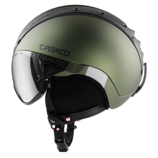 Skihelm Casco SP-2 Carbonic Visier für perfekten Schutz auf der Skipiste.