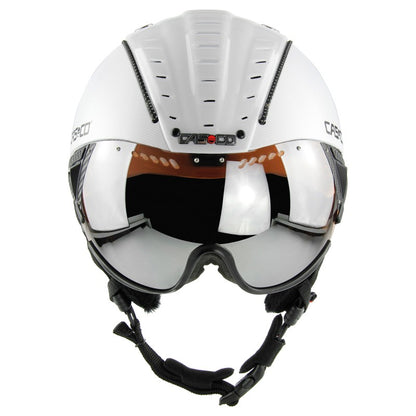 Skihelm Casco SP-2 Carbonic Visier für perfekten Schutz auf der Skipiste.