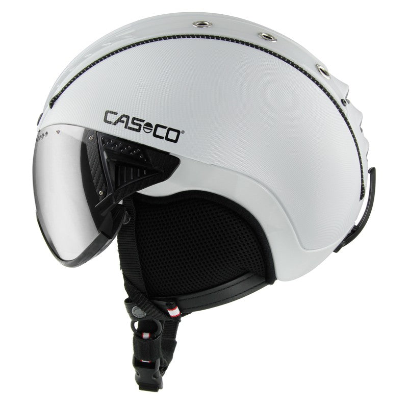 Skihelm Casco SP-2 Carbonic Visier für perfekten Schutz auf der Skipiste.