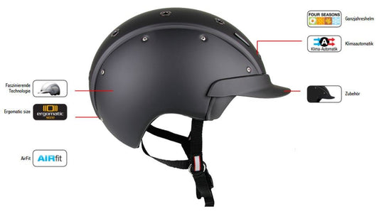 Casco - Master-6 -  schwarz carbon