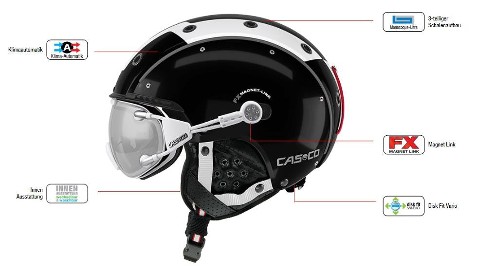 Casco - SP-3 Comp., Casco Skihelm