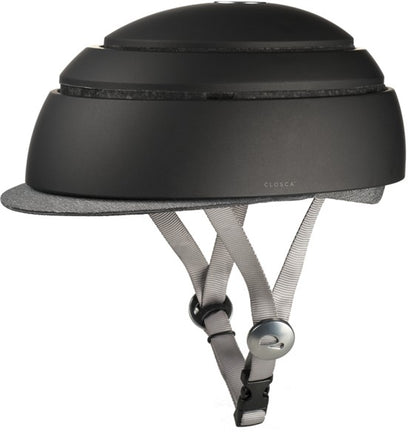sonnenhut fahrradhelm Closca Fuga faltbarer Fahrradhelm schwarz – Helmheld