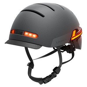 LIVALL BH51M Neo Smart Fahrradhelm in Anthrazit/Schwarz mit integrierter 360°-Beleuchtung