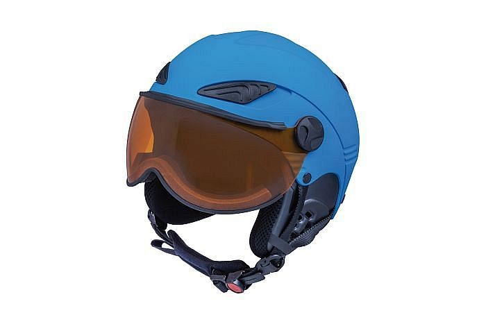 Slokker - JAKY Junior - Blue - Kinderskihelm mit Visier