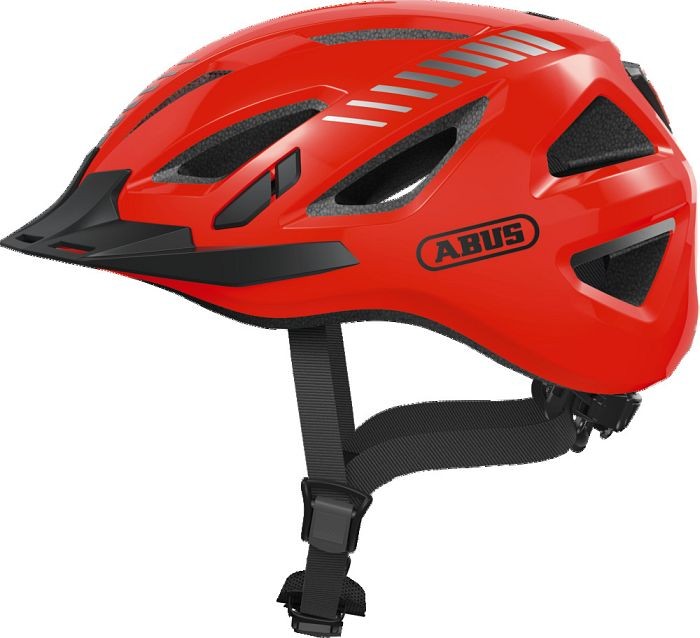 Abus - Urban-I 3.0 Signal; Fahrradhelm mit Reflektoren und Rücklicht; perfekter Allrounder für die Stadt