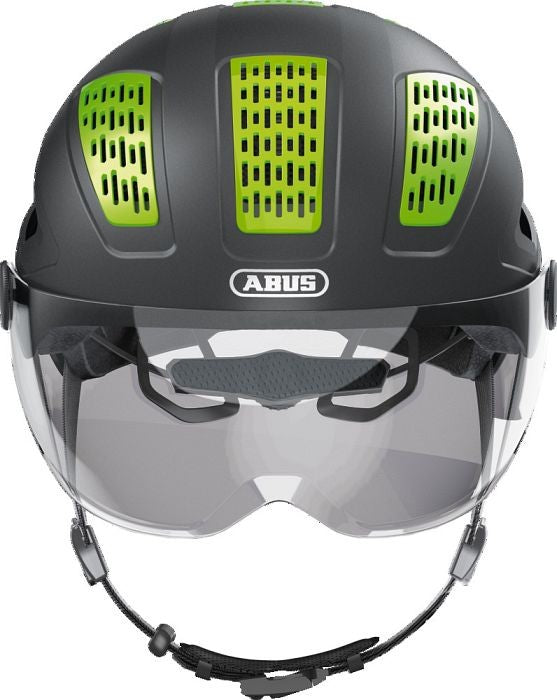 Fahrradhelm Abus Hyban 2.0 ACE mit Visier und Rücklicht ab 109,89 €