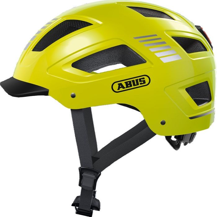 Abus - Hyban 2.0 signal; Fahrradhelm mit Reflektoren und Rücklicht