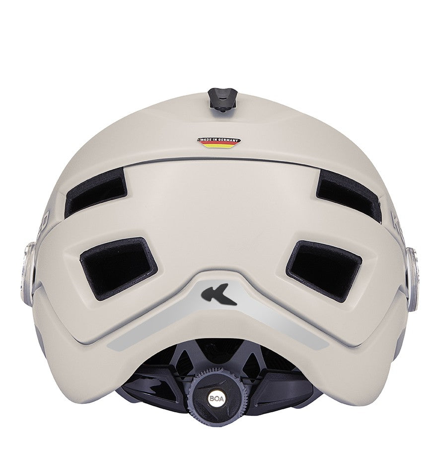 KED - B-Vis X-Lite - Ein Helm mit abnehmbaren, einstellbaren Visier ohne Rahmen.