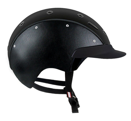 Casco - Master 6 - Reithelm Glattleder Schwarz