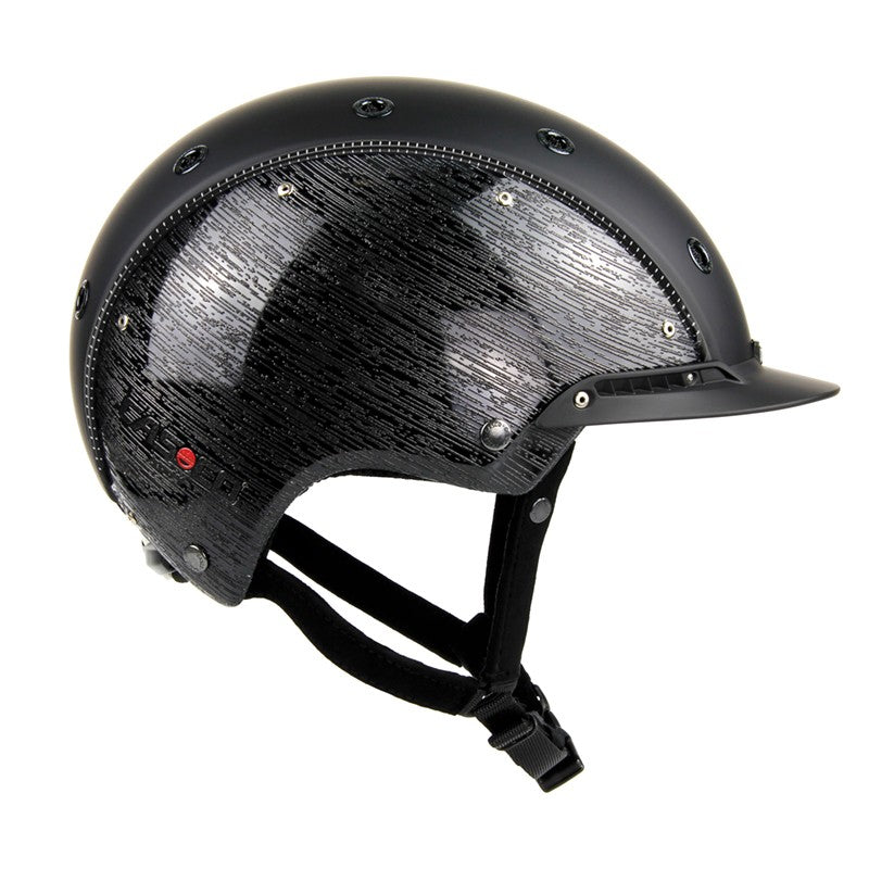 Casco - Champ 3 - Brush schwarz glanz - Reithelm für Erwachsene