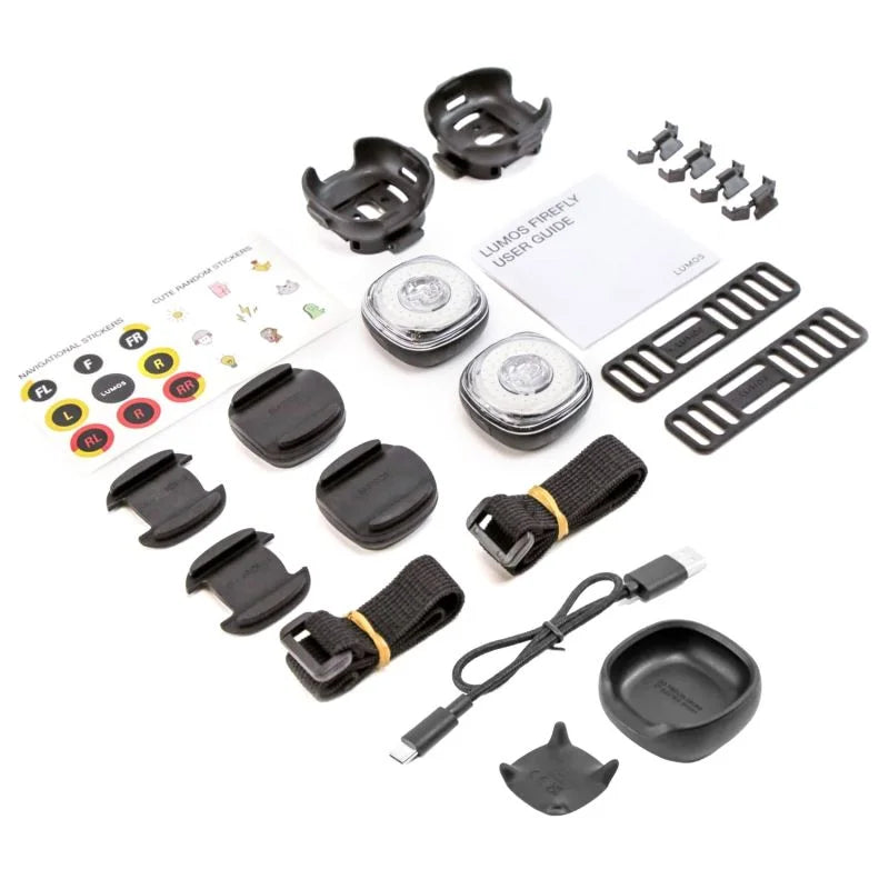 2 LUMOS Firefly und Ladestation - Das ultimative Fahrradlichtsystem