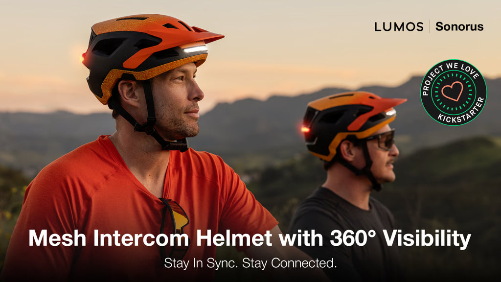 Lumos Sonorus MIPS E-Bike-Helm mit Mesh-Gegensprechanlage, Blinker & 360° LED
